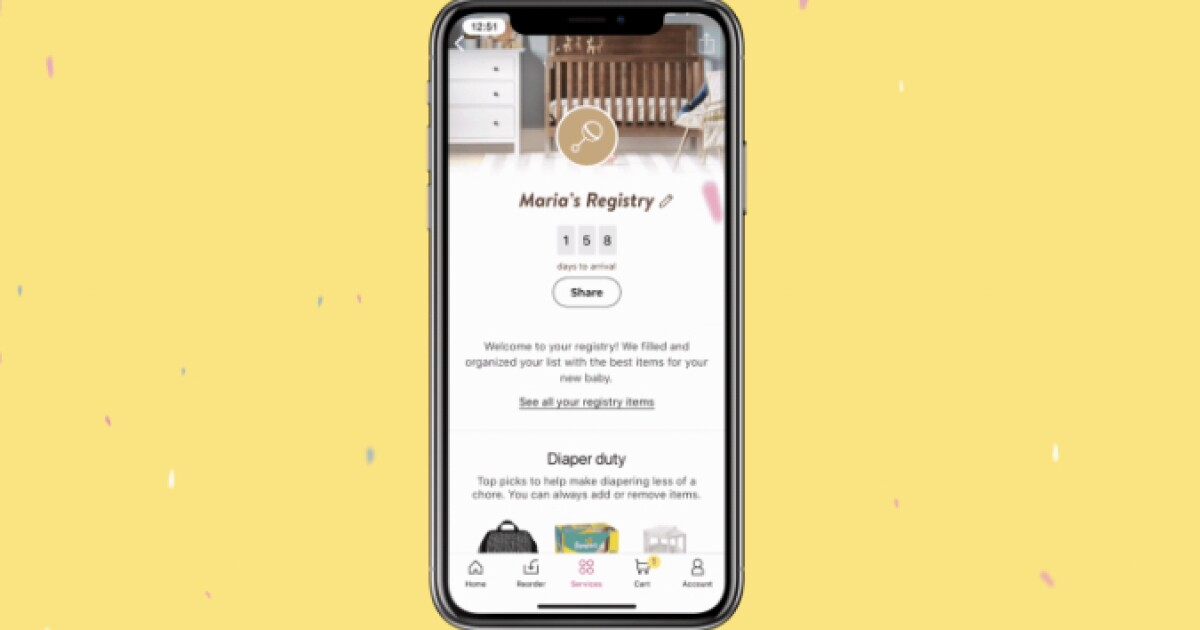 Walmart's new baby registry asks parents personal