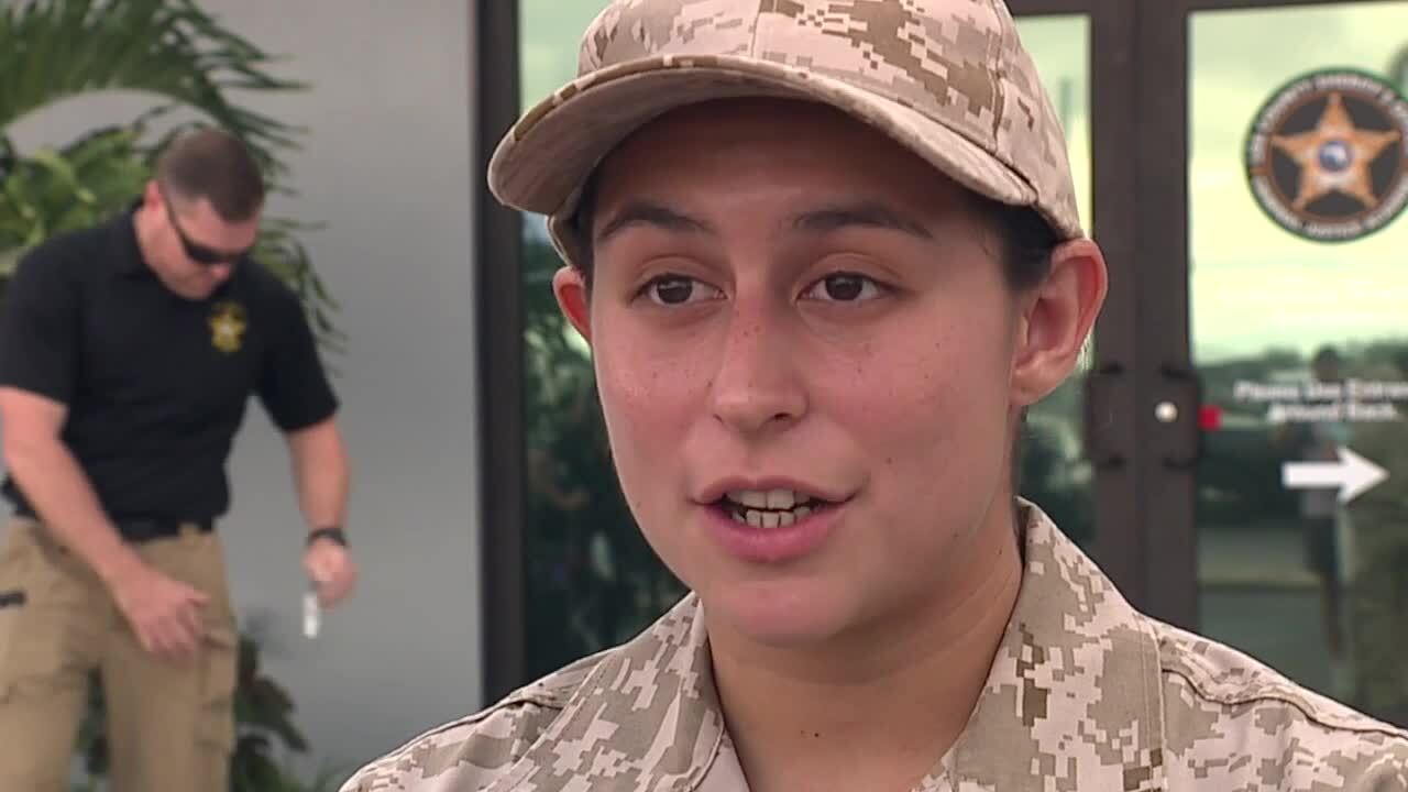 Lee County Sheriff's Office Cadet Maria Birmingham