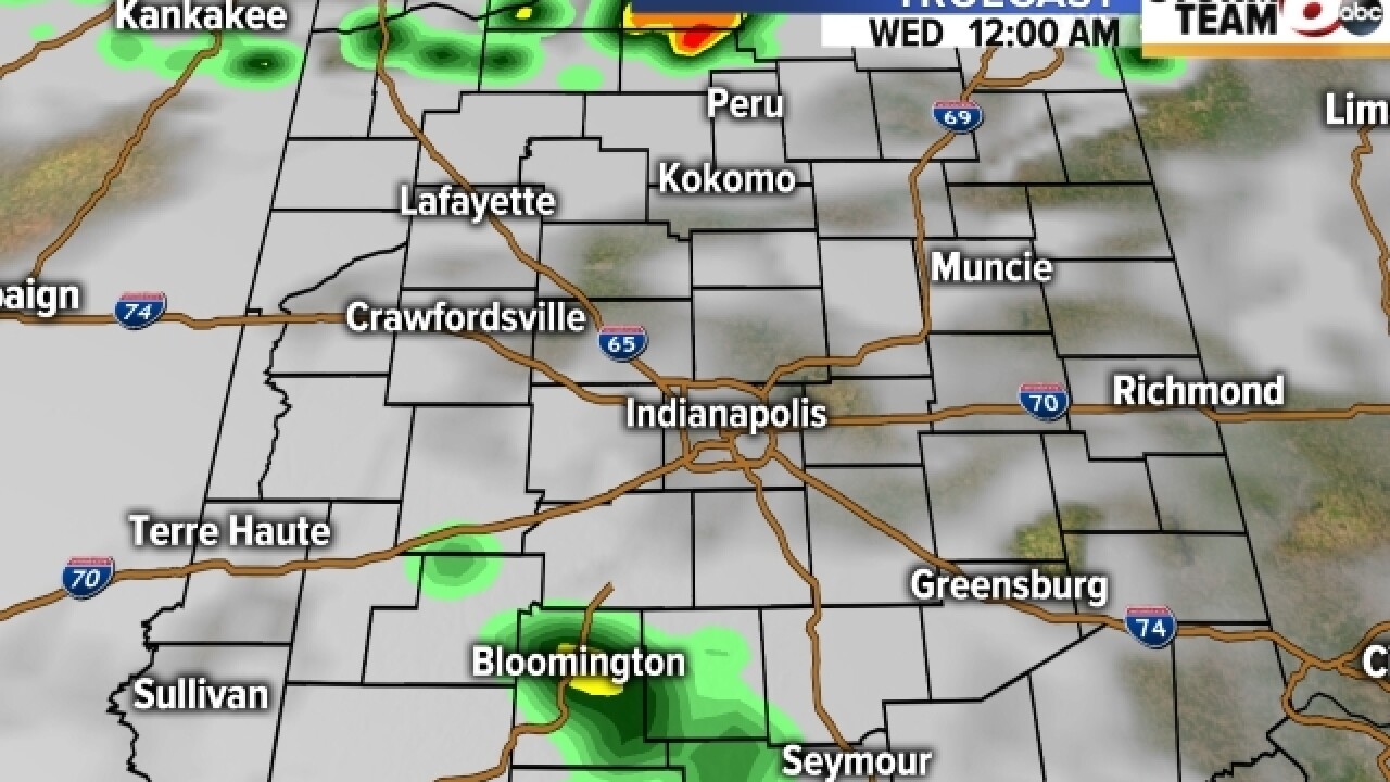 TIMELINE: Chance of strong storms overnight