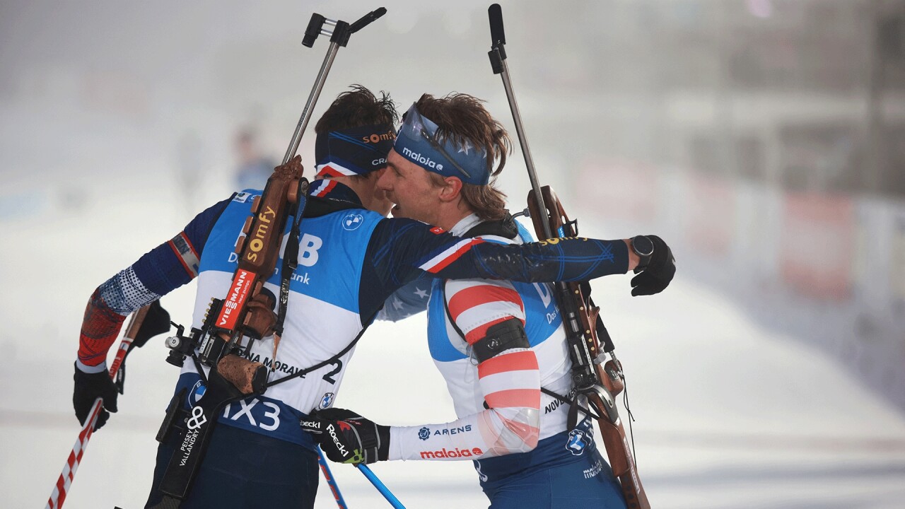 U.S. biathlete Campbell Wright earns first-ever World Cup podium