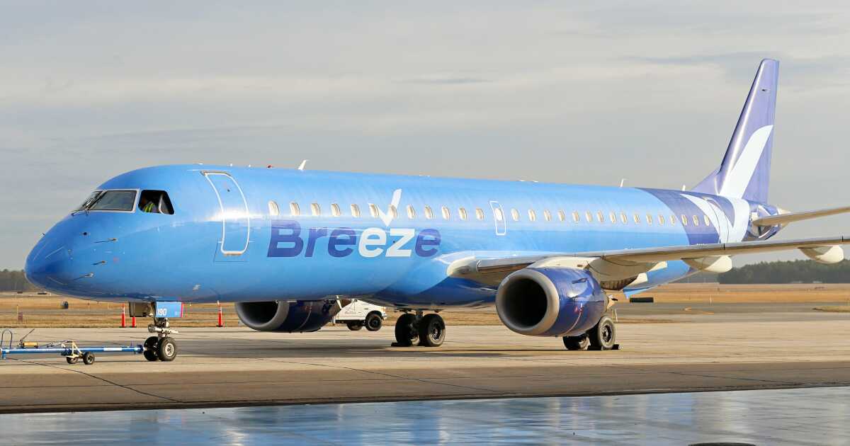 Breeze Airways adds 5 new routes from Vero Beach with fares starting at $79