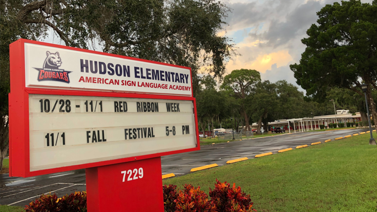 Pasco County Schools reveal new plans to rezone Hudson Elementary students