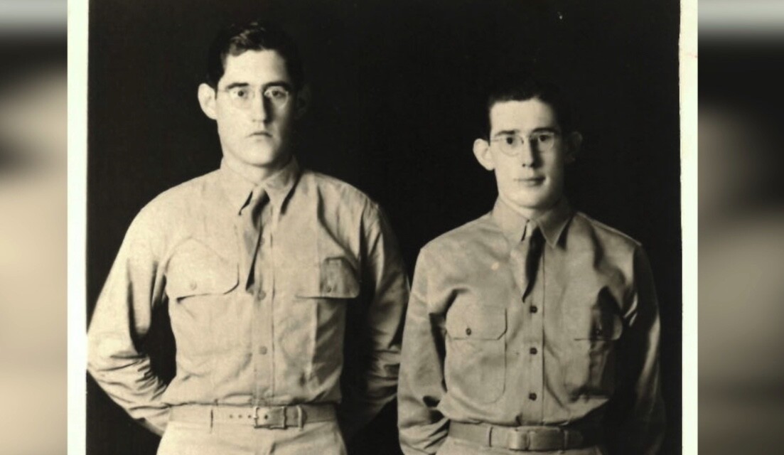 Wayne Evans (left) and brother Robert Evans