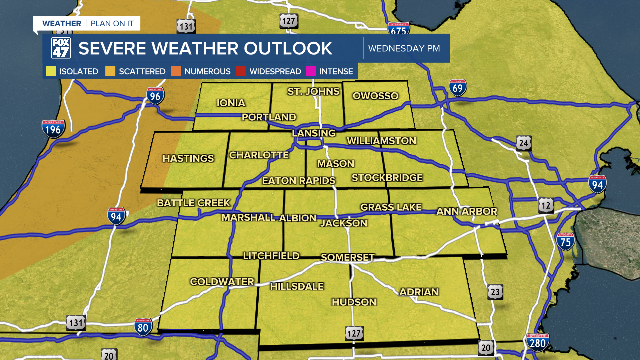 Severe storms possible across our neighborhoods Wednesday