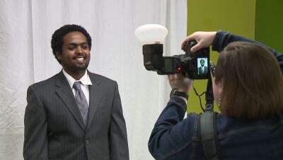 Cincinnati State College suit up event