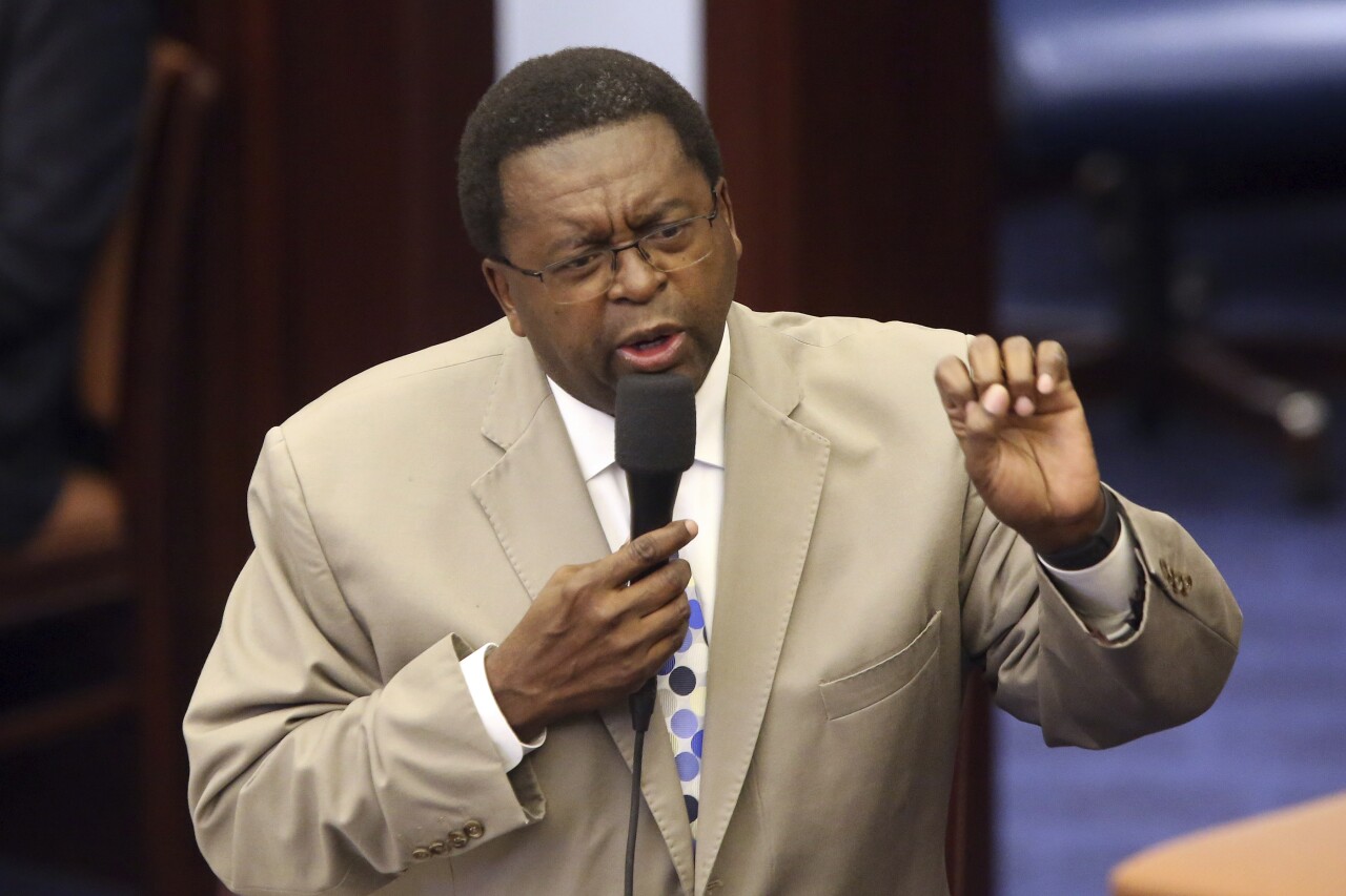 Perry Thurston during Florida Senate appointment session in 2020