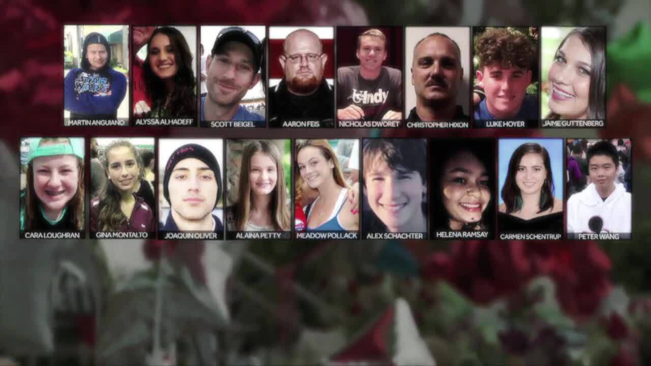 17 victims of Marjory Stoneman Douglas High School massacre in Parkland