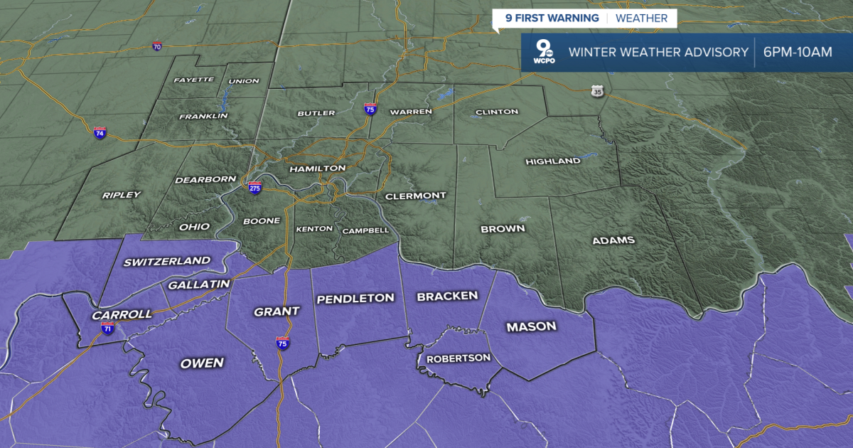 Winter Weather Advisory for snow tonight