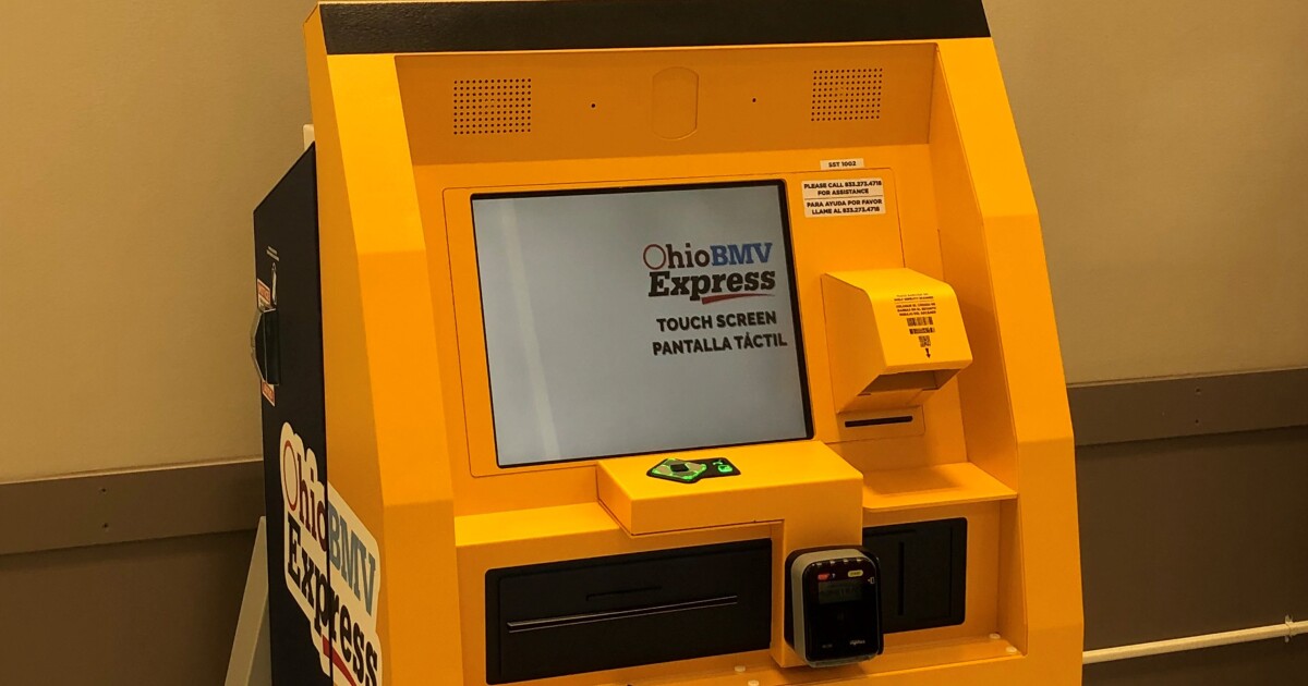 Ohio BMV starts vehicle registration kiosks