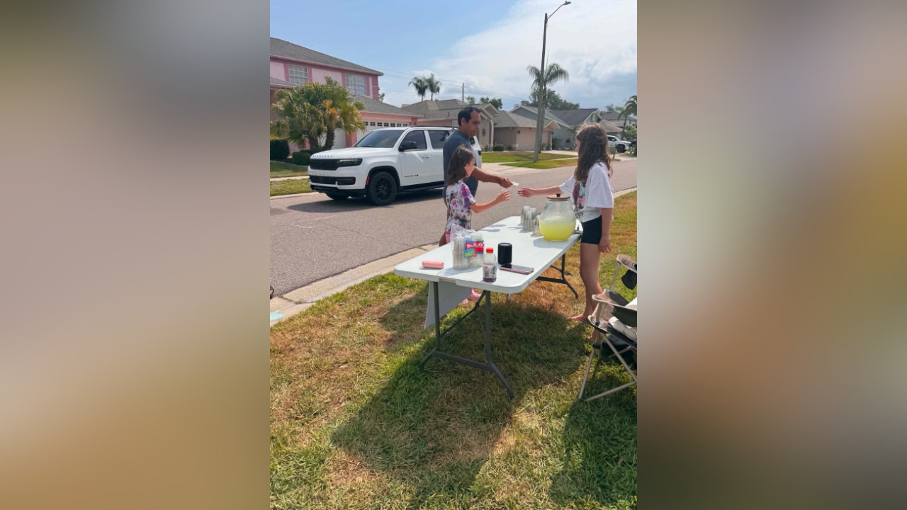 Tampa girl raising money for best friend's brain cancer treatment with lemonade stand