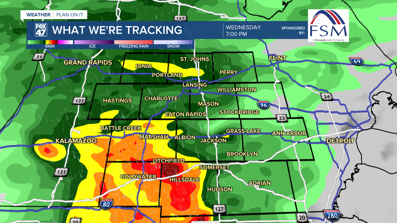 More showers and storms arrive Wednesday in our neighborhoods