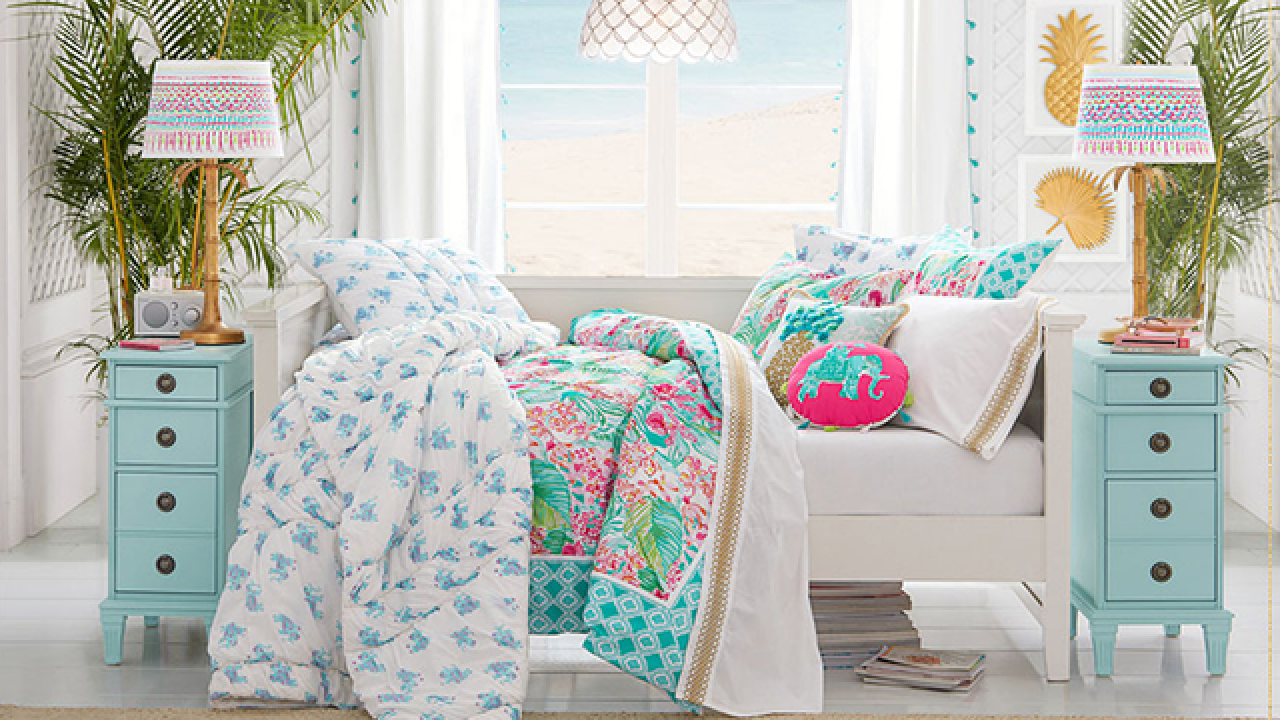 Lilly Pulitzer Pottery Barn Launch Home Decor Line Featuring