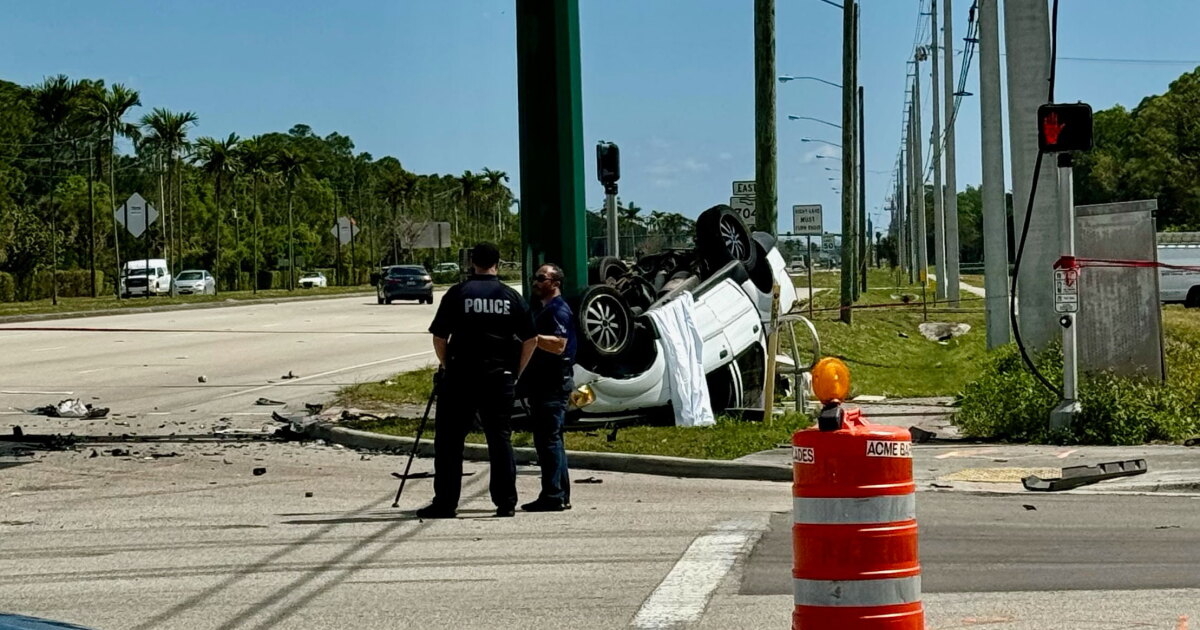 Driver killed in 2-vehicle crash on Okeechobee Blvd. in West Palm Beach
