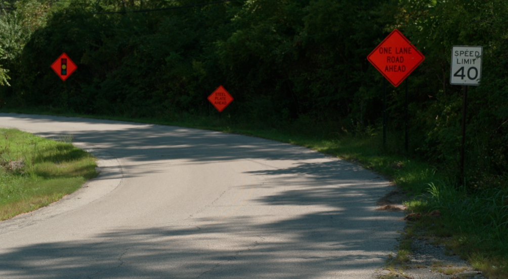 Pierce Township officials are considering closing Beckjord Road to Commercial Liability Partners or filing a lawsuit over $100,000 road repair costs.