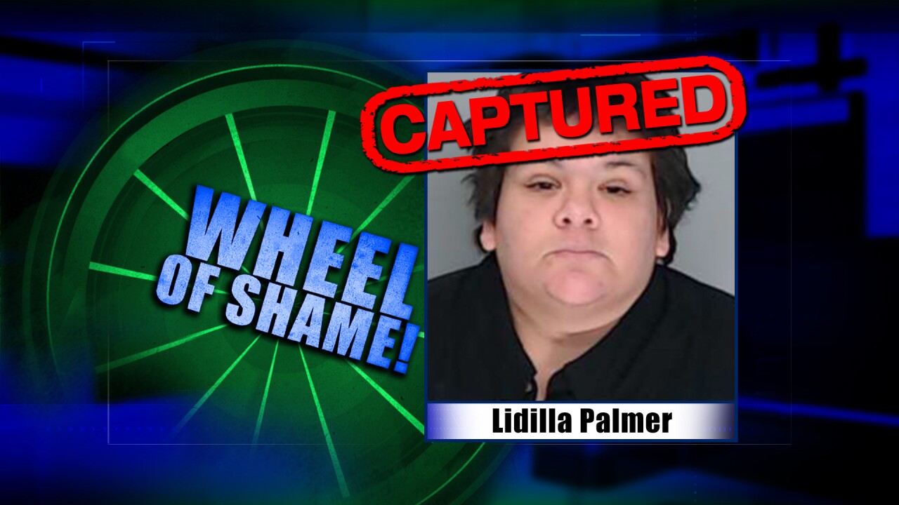 Wheel Of Shame Fugitive Arrest: Lidilla Palmer
