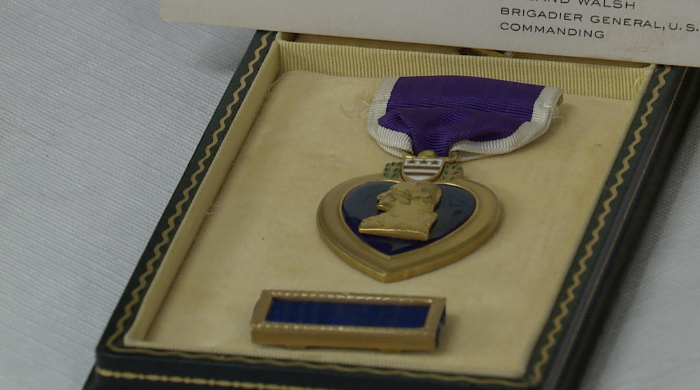 First Lieutenant Wesley “Harold” Hunt's Purple Heart
