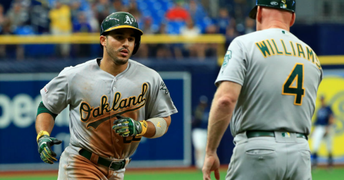 Ramon Laureano Hits First Career Grand Slam As Oakland Athletics Beat Tampa Bay Rays 6 2