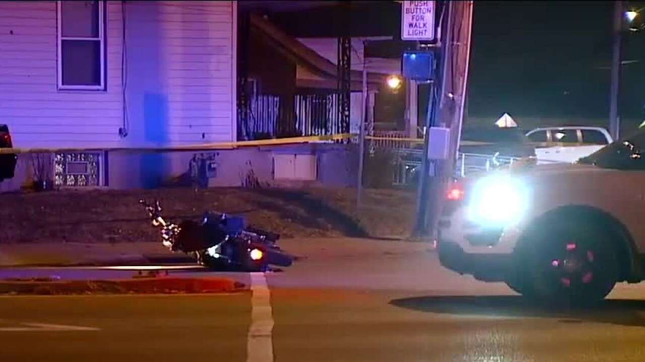 Deadly motorcycle crash Westwood Northern Blvd