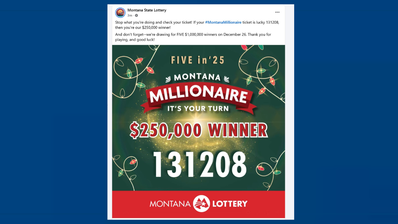 'Quarter Million Monday' winning ticket announced