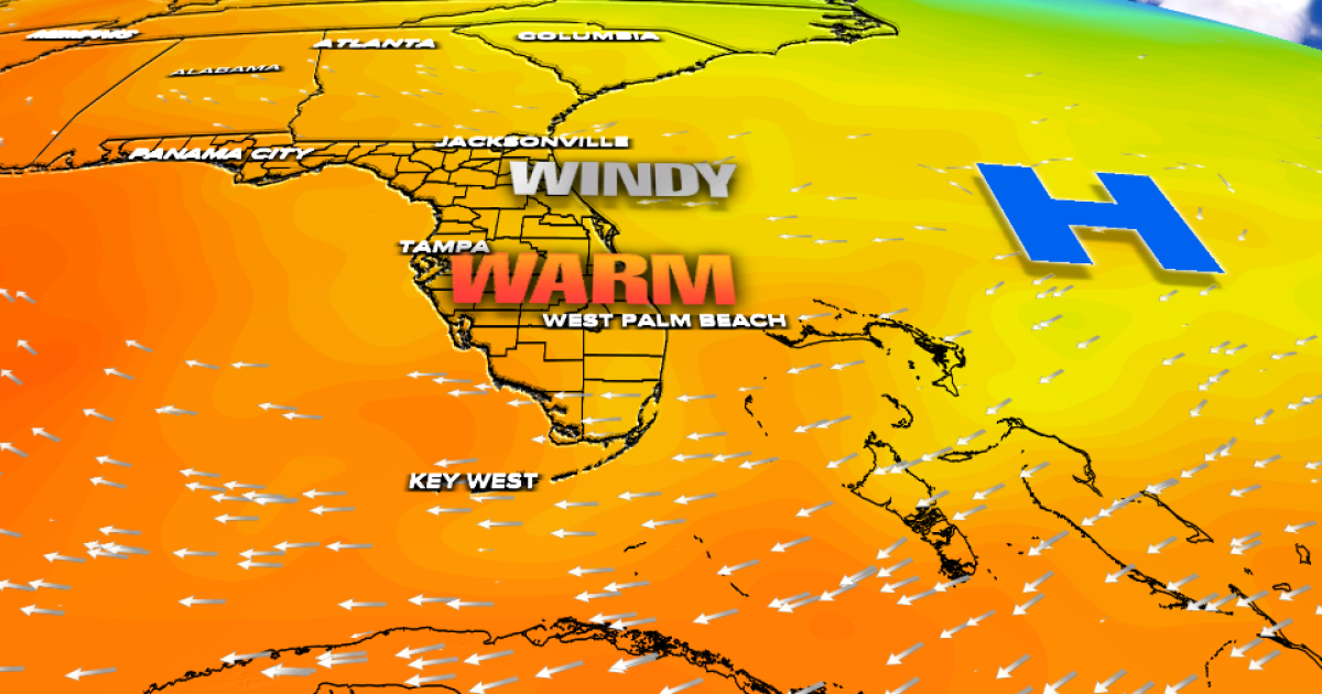 Sunny and breezy weekend in store, few showers possible