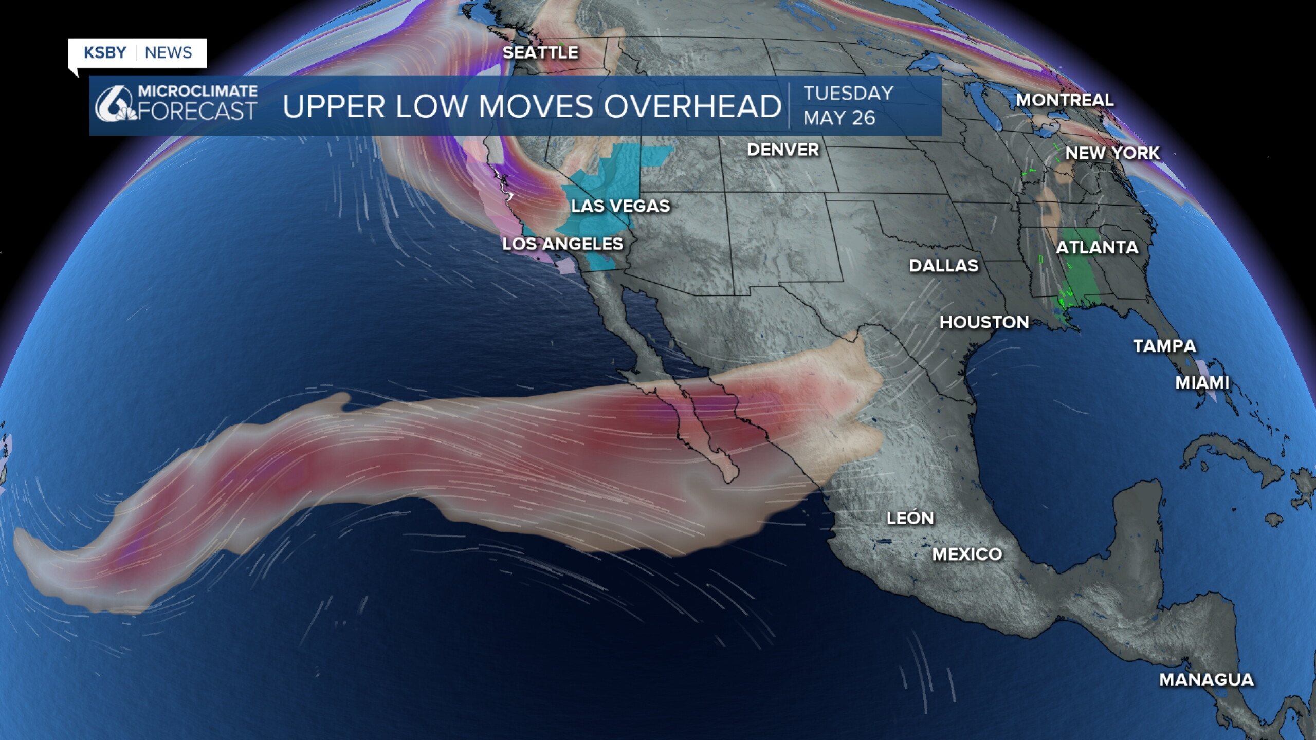 Drizzle chances in the morning, a wind advisory starts up Tuesday pm ...