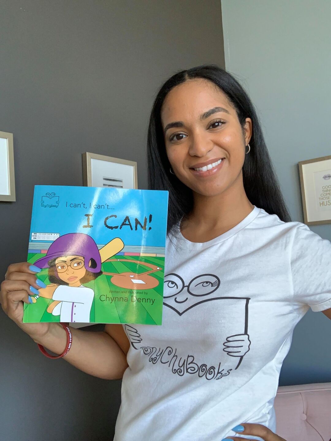 Chynna Denny with book