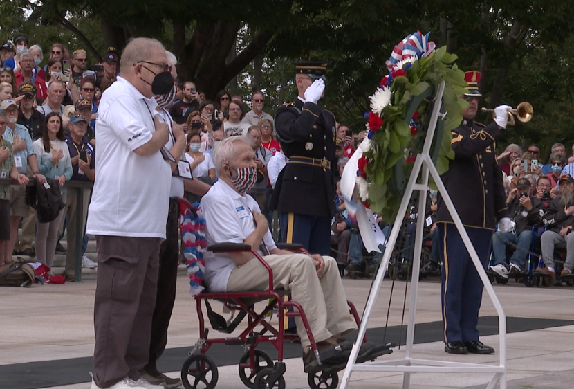 WNY Veterans from World War II, Vietnam and Korean Wars participate in a wreath-laying ceremony