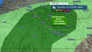 Marginal Risk of Severe Thunderstorms