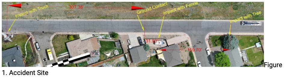 National Transportation Safety Board_Arvada plane crash map