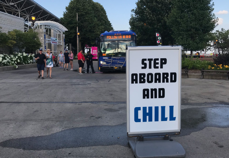 MCTS bus at festival