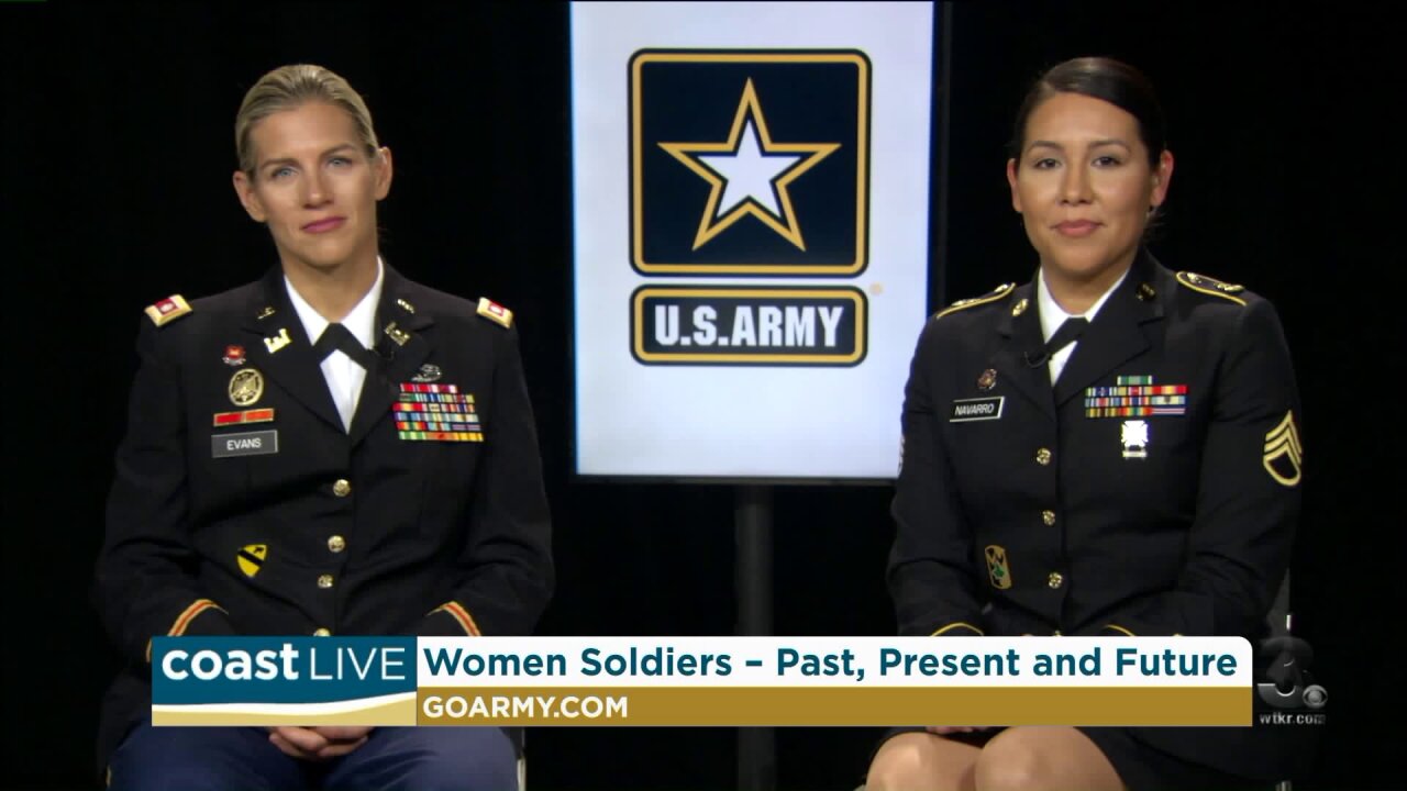 Women balancing professional and personal lives while serving in the military on Coast Live
