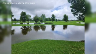 Yegen Golf Club after flooding