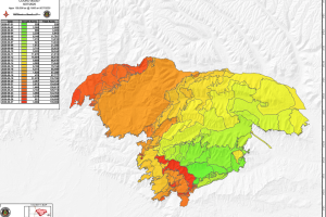 Pine Gulch Fire progression map Aug 28 2020