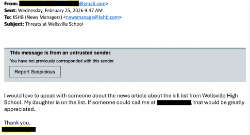 Wellsville Parent Email