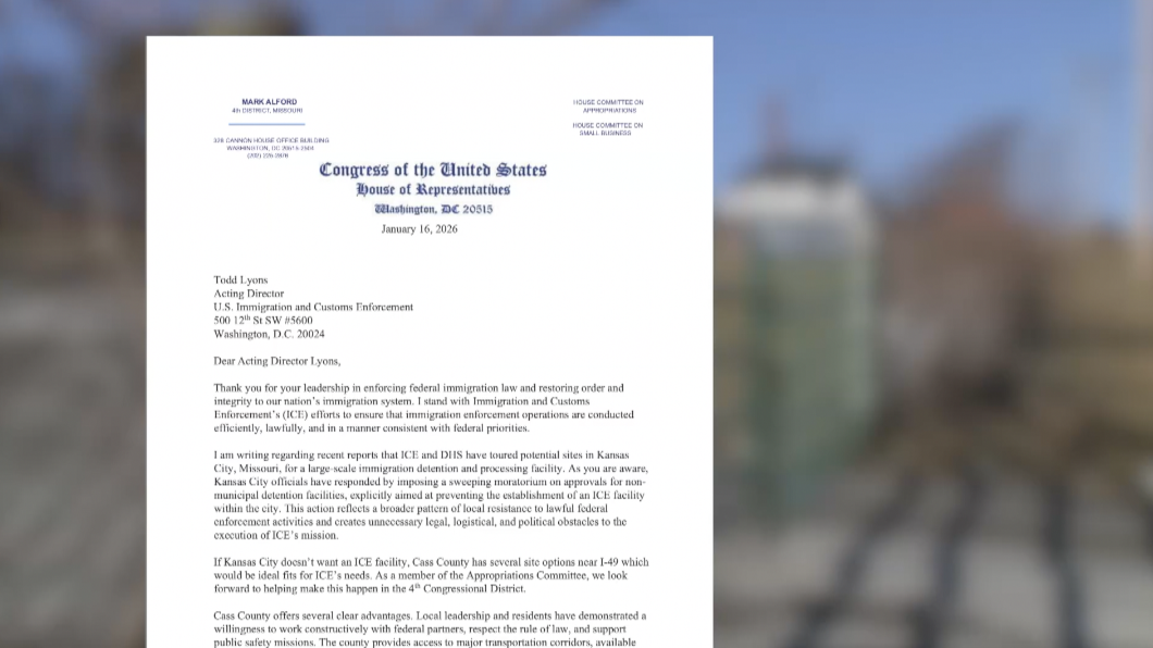 Mark Alford ICE Cass Co. Letter