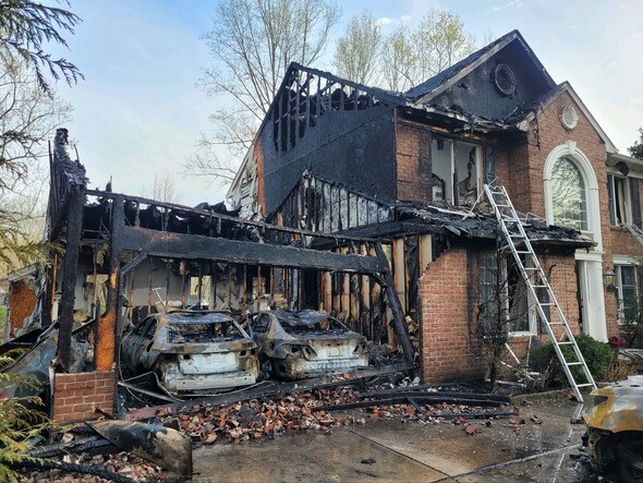House fire in Harford County