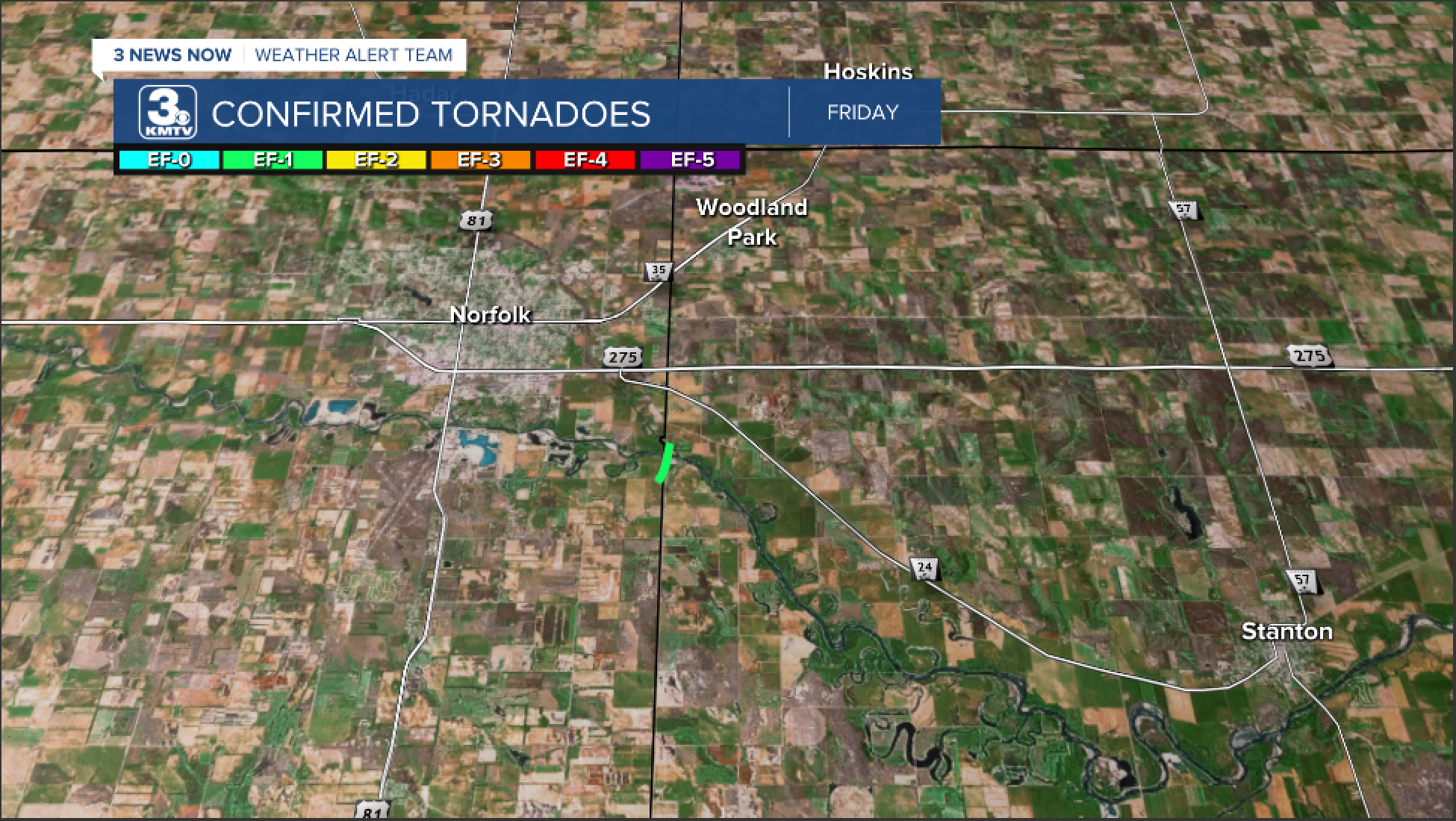 The Tornadoes of the "Arbor Day Tornado Outbreak" of 2024