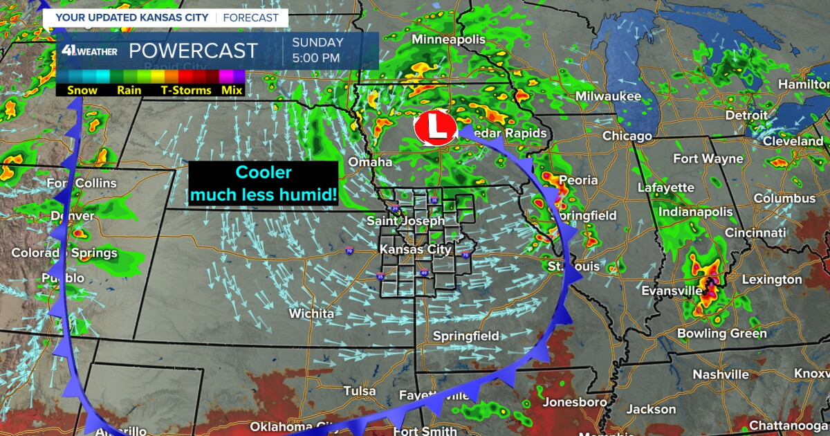 Weather Blog: Tracking August cold front