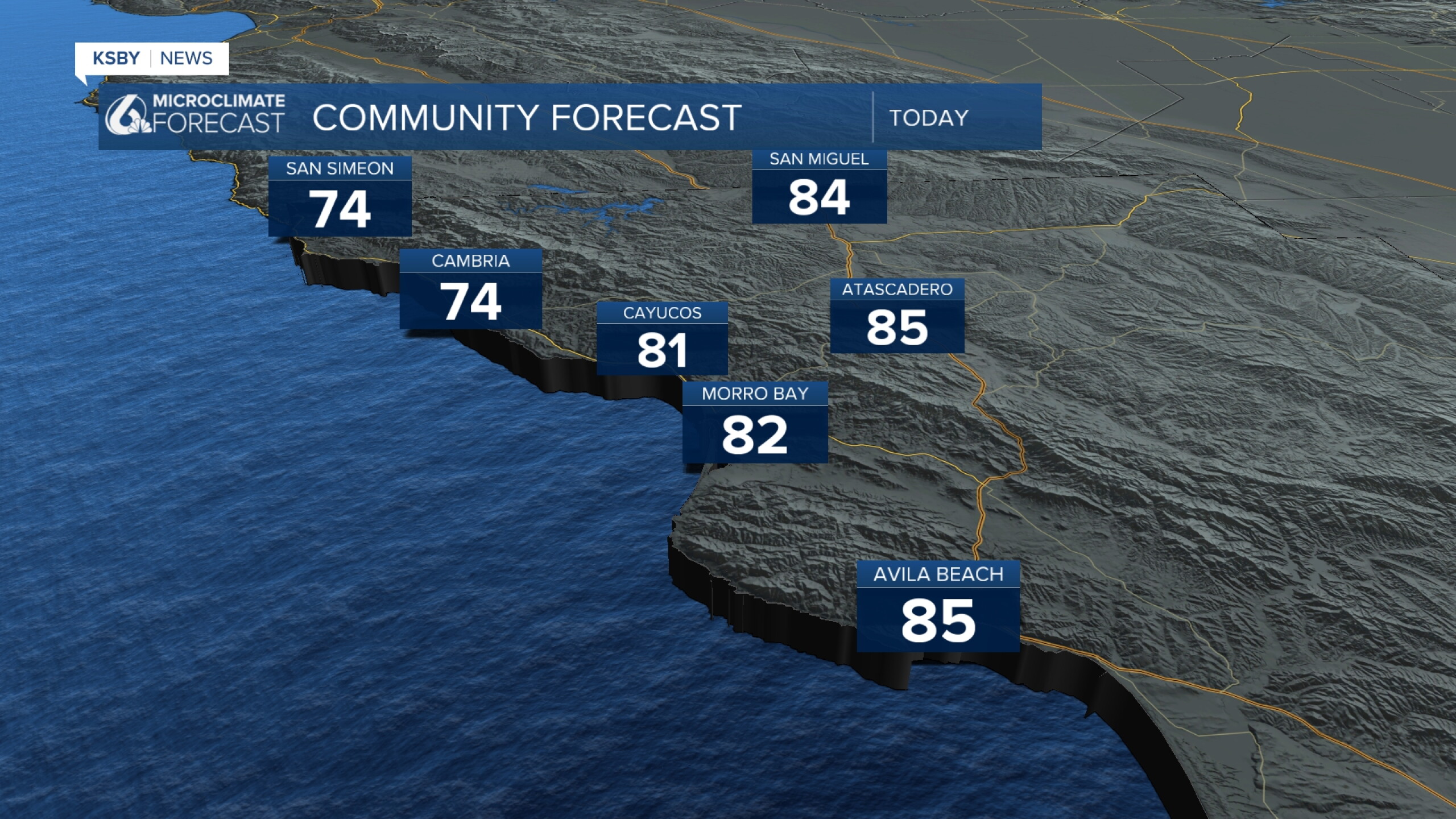 90s possible Thursday as highs climb well above normal for this time of ...