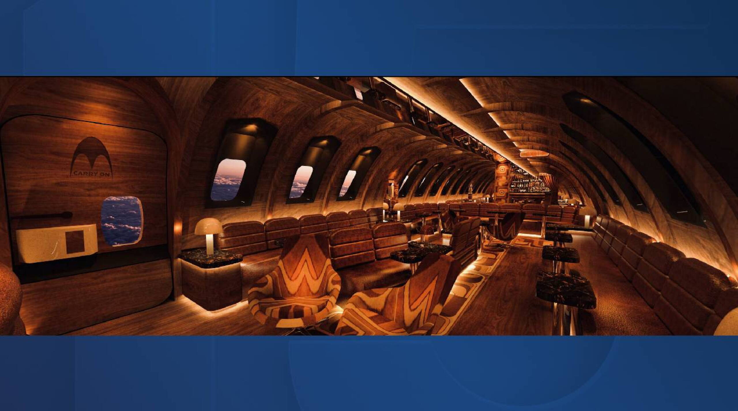 Carry On: A 1960s-early 70s airplane-inspired cocktail bar inside of ...