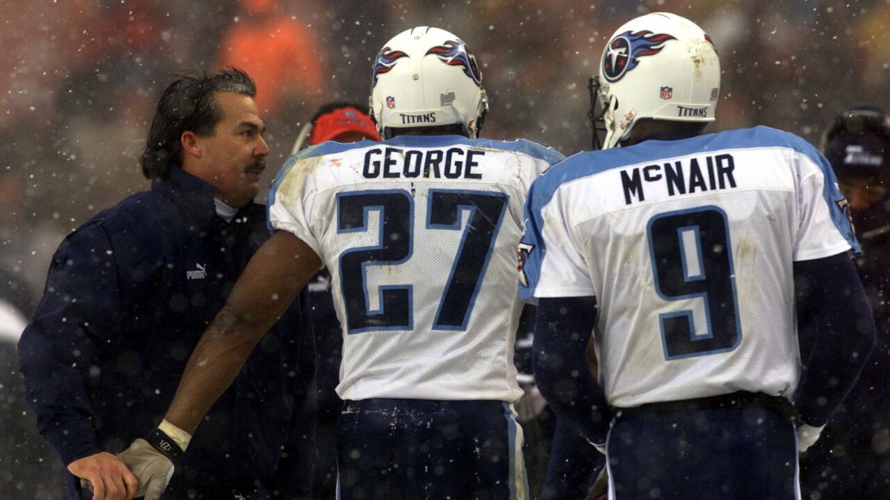 Tennessee Titans To Retire Numbers Of Eddie George Steve Mcnair