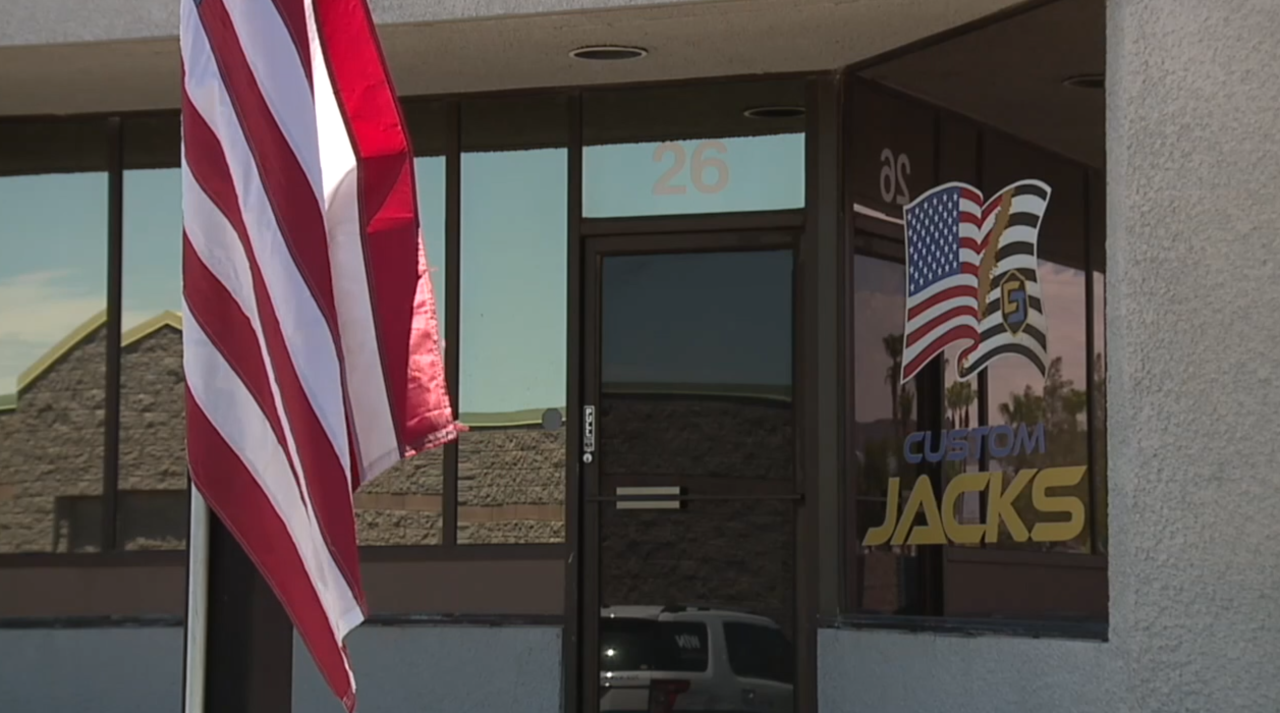 Henderson veteran handcrafts wooden American flags now displayed in 30 states