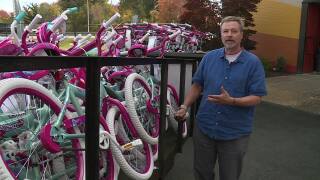 Santa's helpers are already hard at work at the Richmond Toolbank, thanks to volunteers from the Richmond Area Bicycling Assocation (RABA) and Estes Express Line