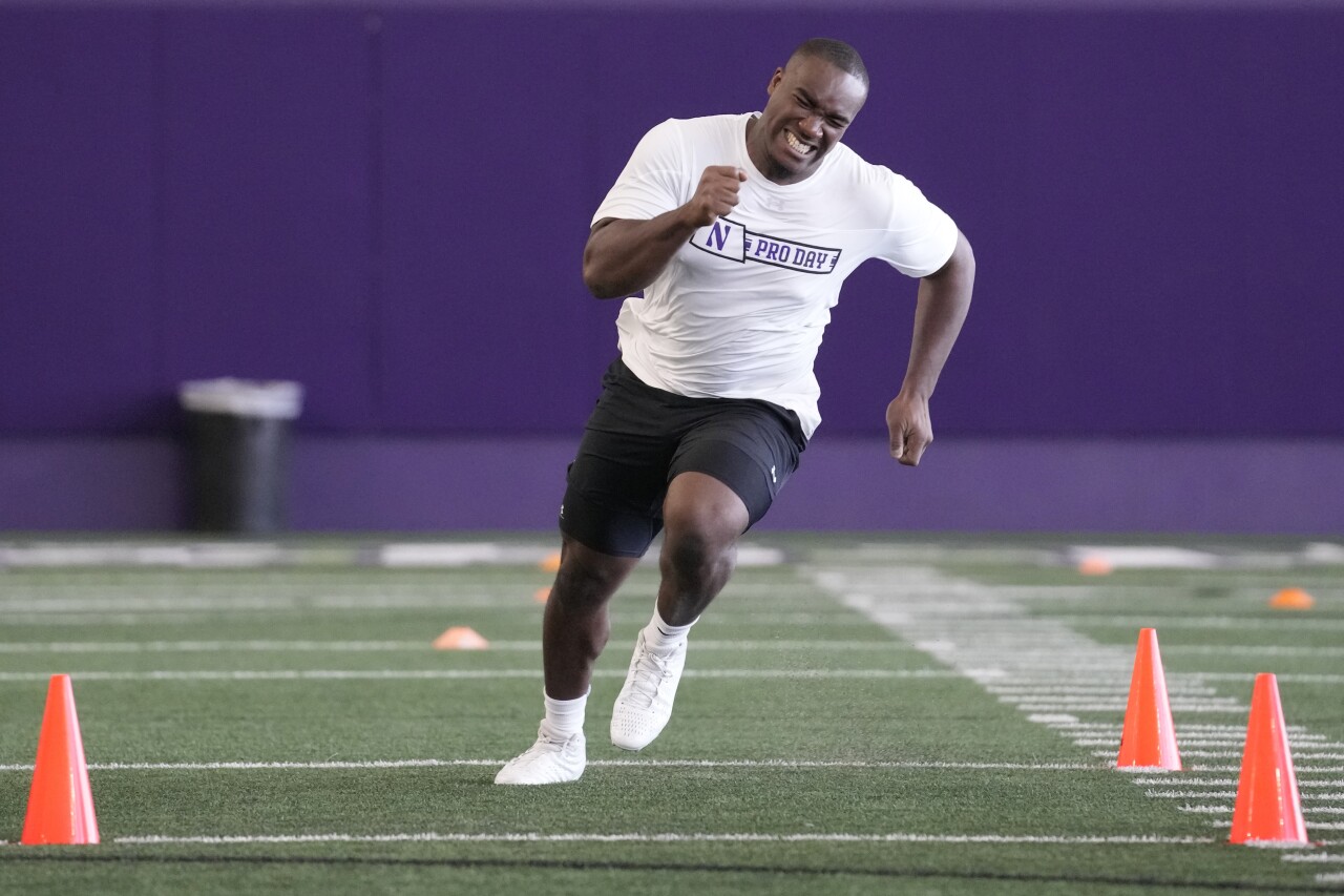 Northwestern Pro Day Football