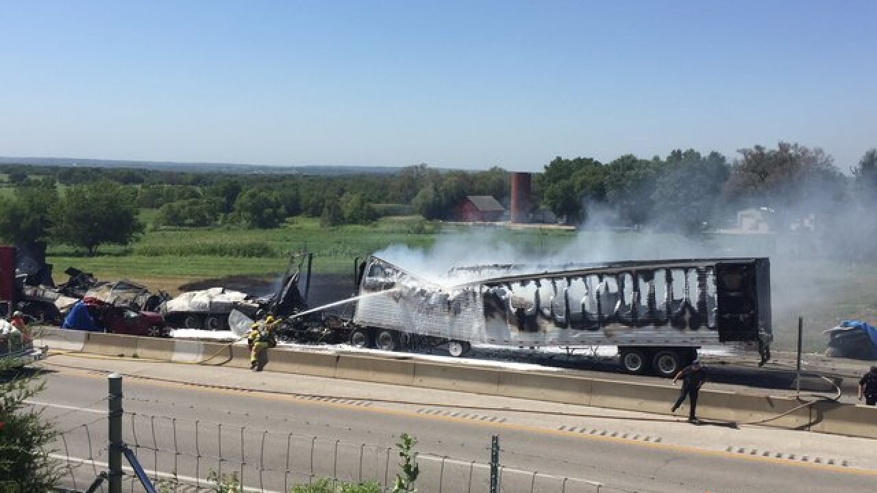 Officials identify victims in fiery I-70 crash that killed 5 people