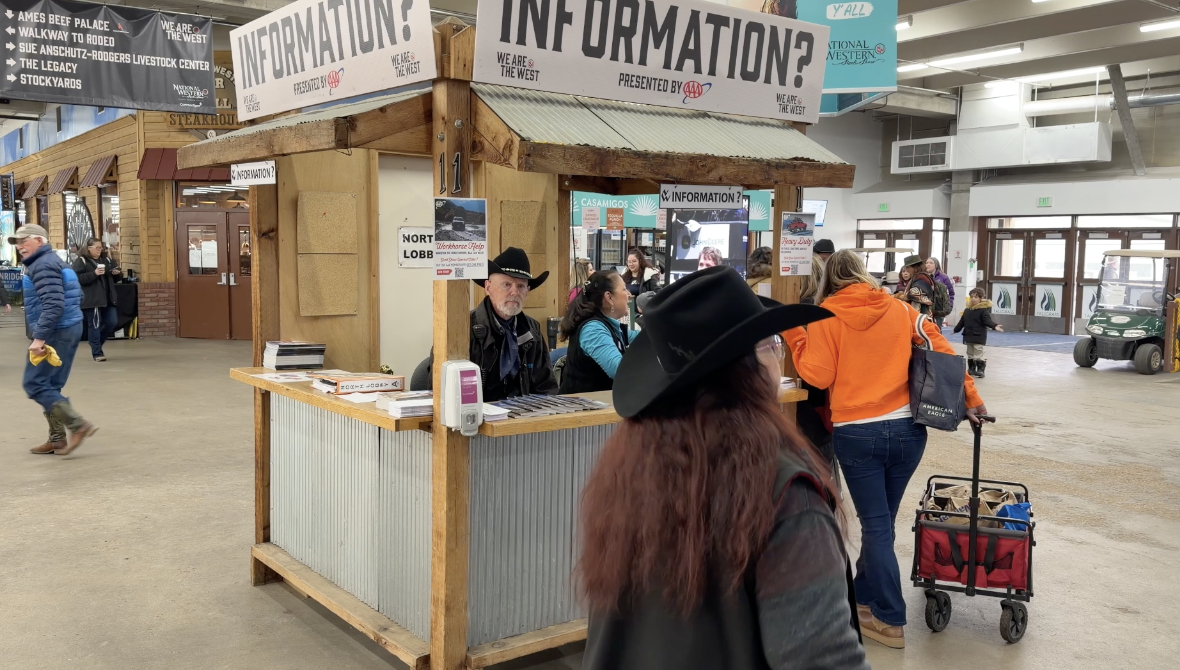 One of many Info booths at the NWSS Trade Show
