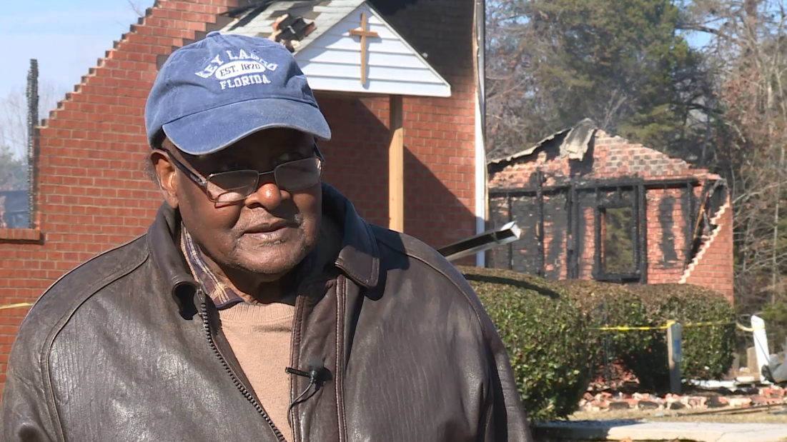 Promise Land Baptist Church fire