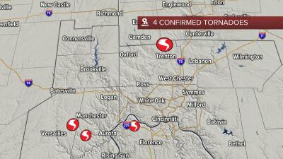 4 confirmed tornadoes June 18, 2021