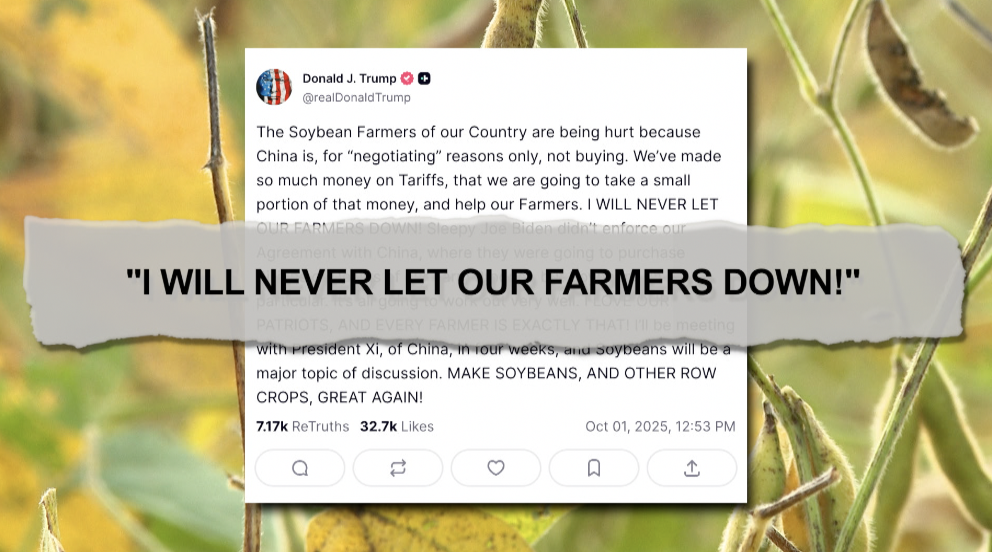 Trump Truth Social Farmers