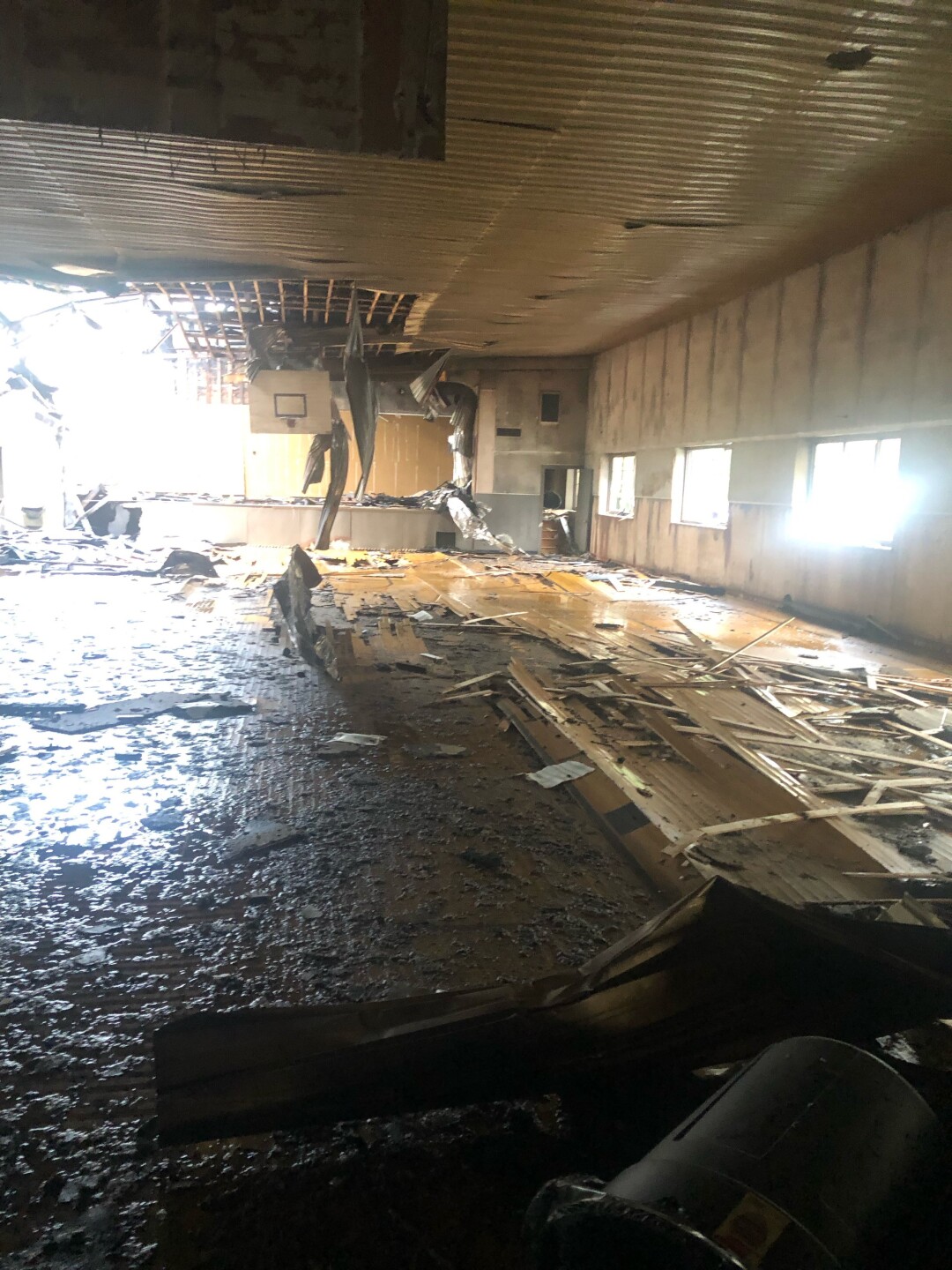 Park Township Community Building Damage